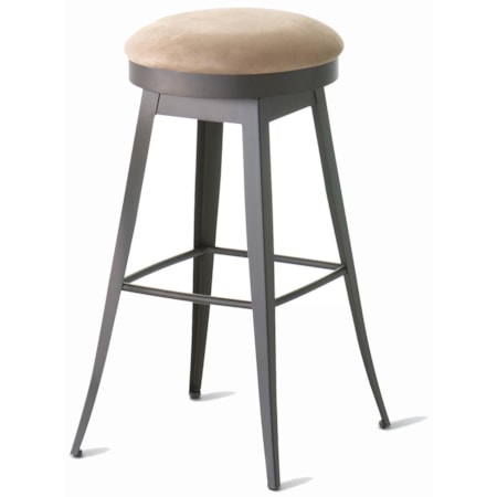 Upholstered Bar Height Swivel Stool