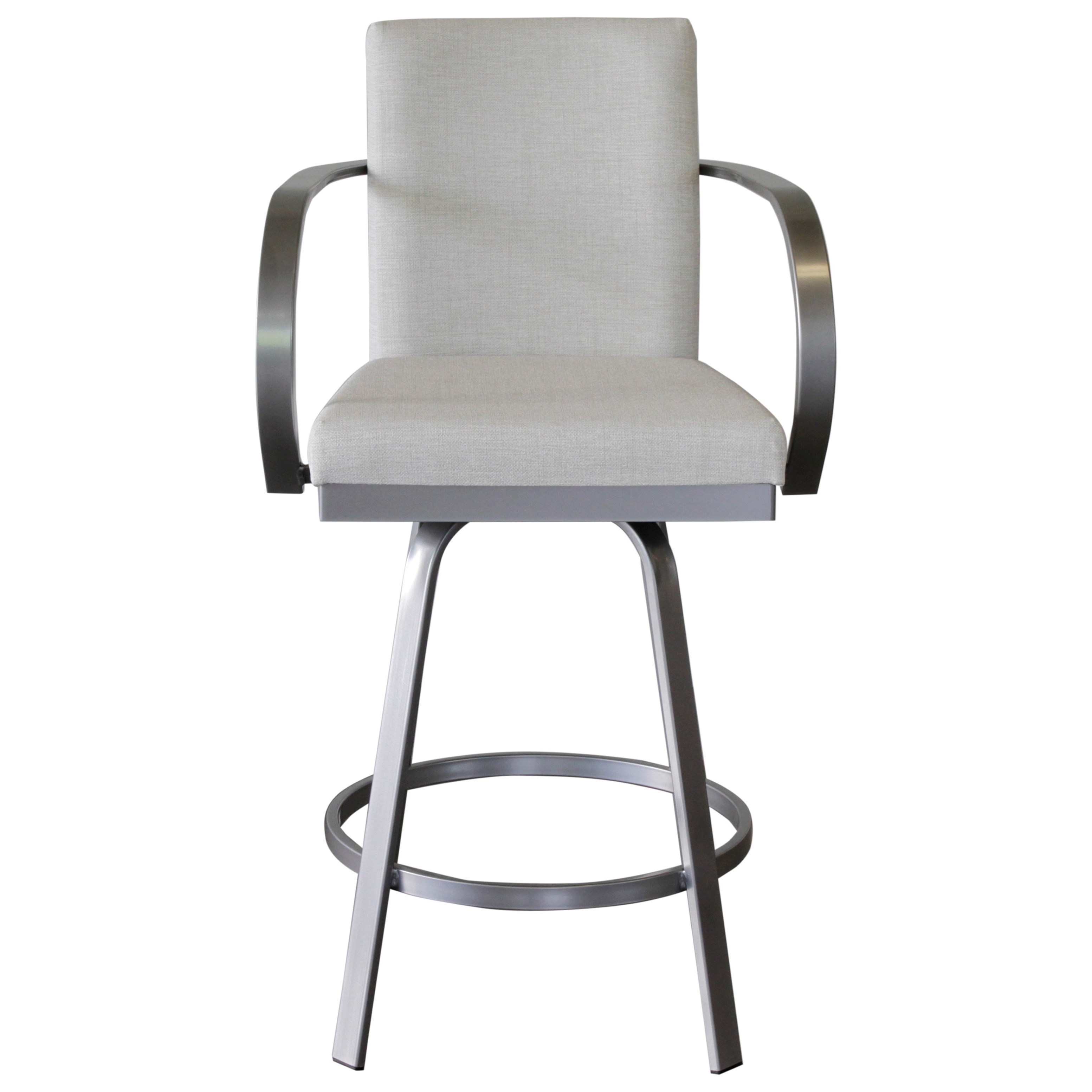 Upholstered Counter Height Swivel Stool