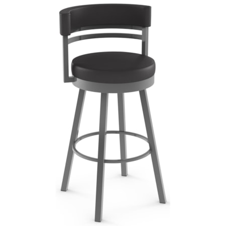 Upholstered Counter Height Swivel Stool