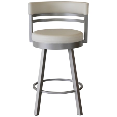 Upholstered Counter Height Swivel Stool