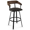 Amisco Nordic 34" Spectator Height Carson Swivel Stool