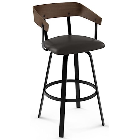 34" Spectator Height Carson Swivel Stool