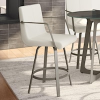 Customizable 26" Edward Swivel Counter Stool