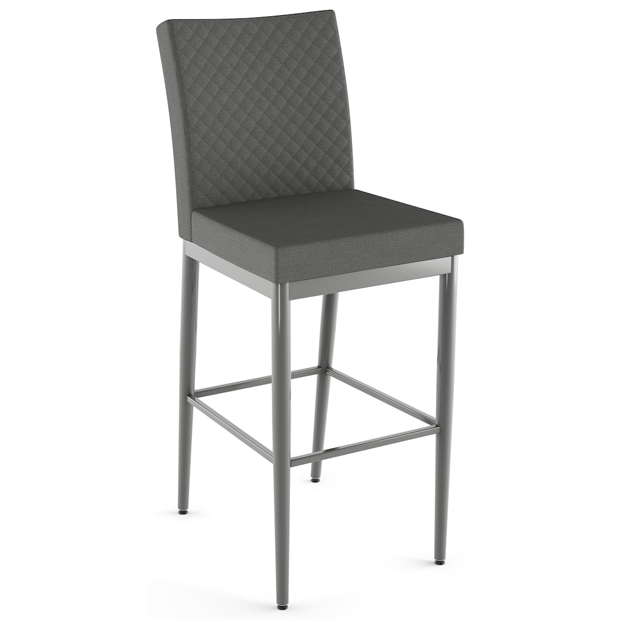Amisco Urban 30" Melrose Bar Stool w/ Quilted Fabric
