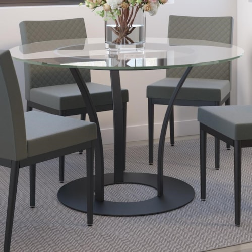 Customizable Dalia XL Table with Glass Top