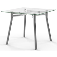 Customizable Moris Table with Glass Top