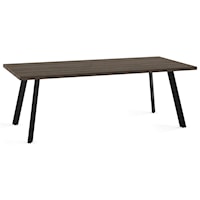 Customizable Lidya Table with Wood Top