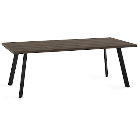 Lidya Table with Wood Top