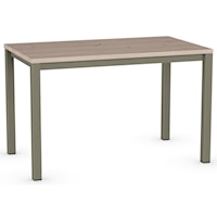Customizable Counter Height Harrison Pub Table with Wood Top