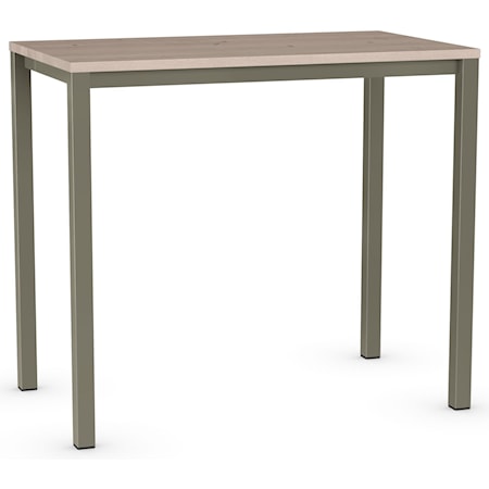 Customizable Bar Height Harrison Pub Table with Wood Top