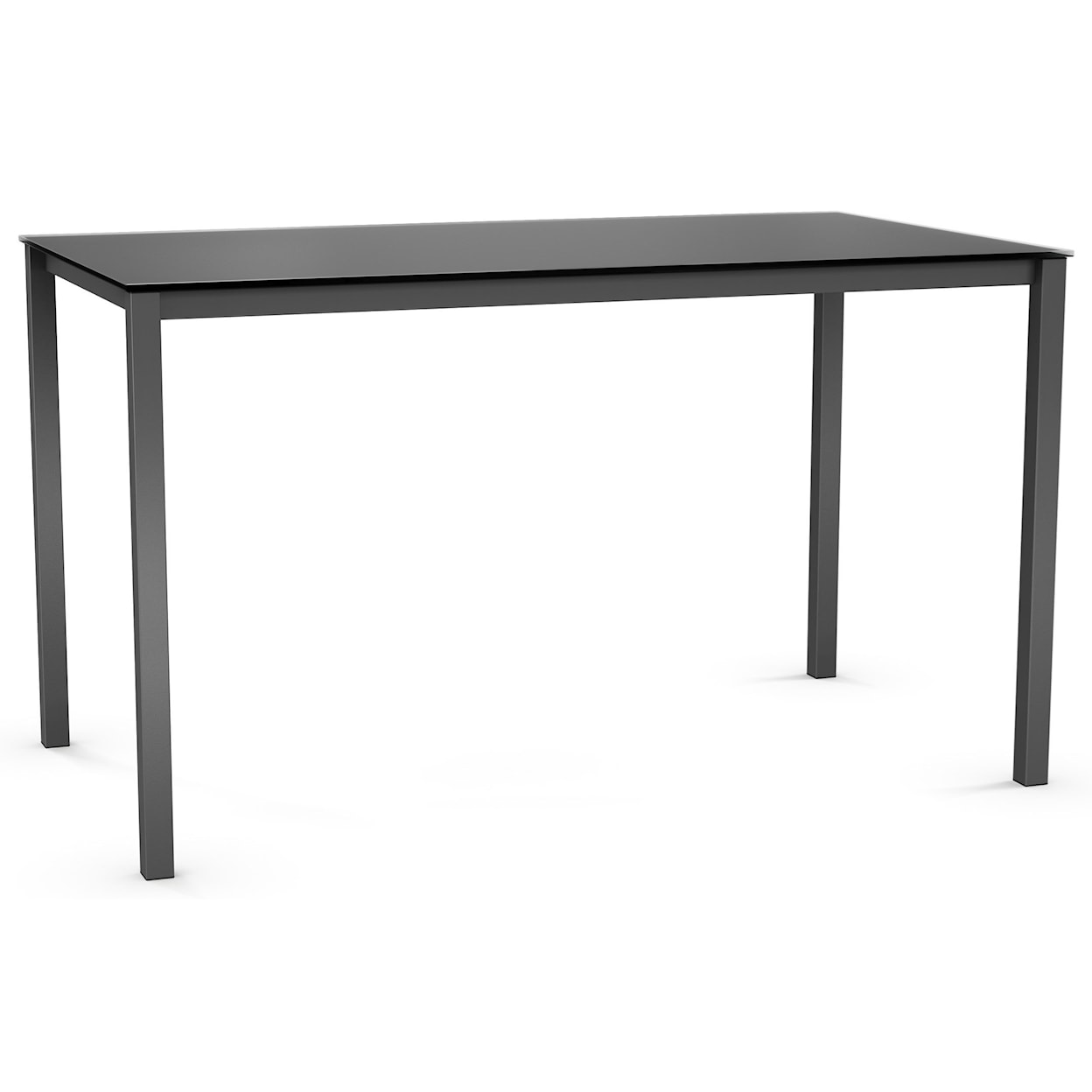 Amisco Urban Bennington Bar Table with Glass Top