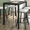 Amisco Urban Harrison Counter Table with Marble-Look Top