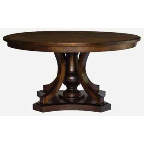Tynecastle round pedestal dining outlet table