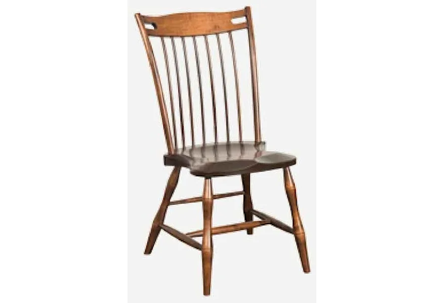Edmonton Side Chair by Amish Impressions by Fusion Designs at Mueller Furniture