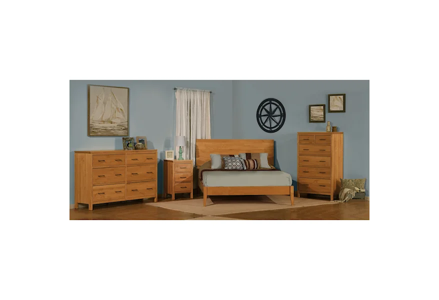 2 West Queen Bedroom Group at Sadler's Home Furnishings