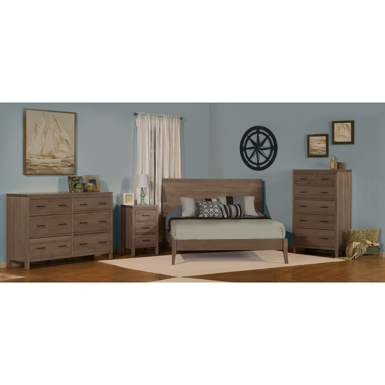 Archbold Furniture 2 West 6-Drawer Dresser