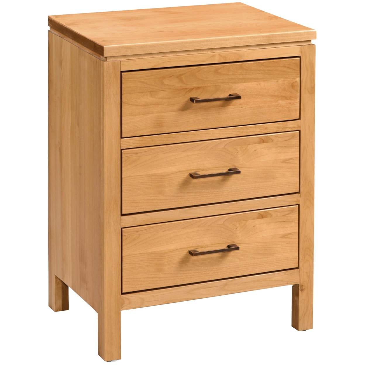 Archbold Furniture 2 West 3-Drawer Night Stand