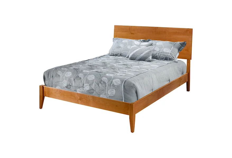 2 West Queen Modern Platform Bed by Archbold Furniture at Godby Home Furnishings