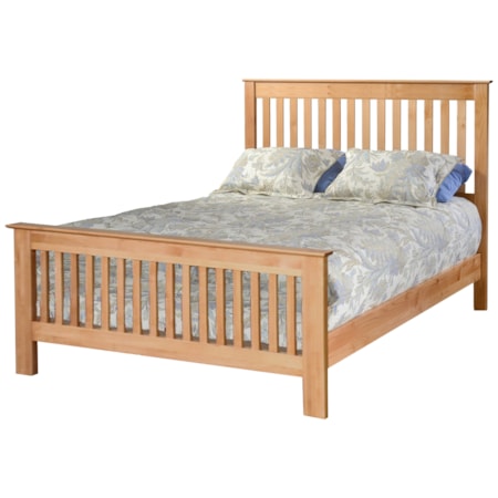 Full Slat Panel Bed