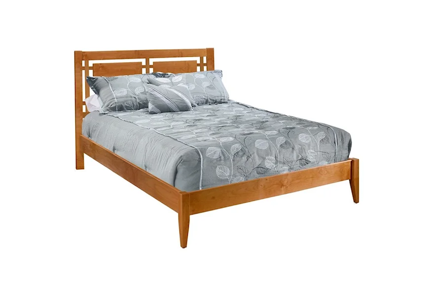 2 West King Open Panel Platform Bed by Archbold Furniture at Esprit Decor Home Furnishings