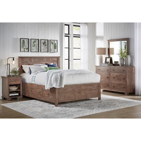 Elevated Storage Bed Bedroom Group