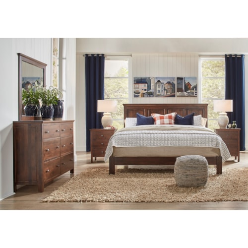 Raised Panel Bed Bedroom Group