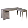 Archbold Furniture Home Office Writing Desk with Return