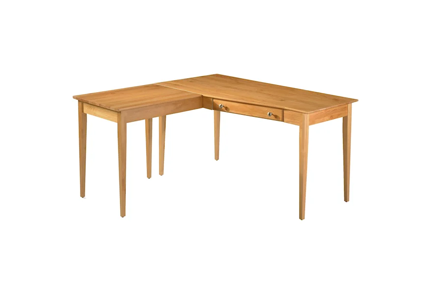 Home Office L Shape Table Desk by Archbold Furniture at Mueller Furniture