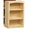 Archbold Furniture Pine Bookcases Customizable 24 X 30 Pine Bookcases