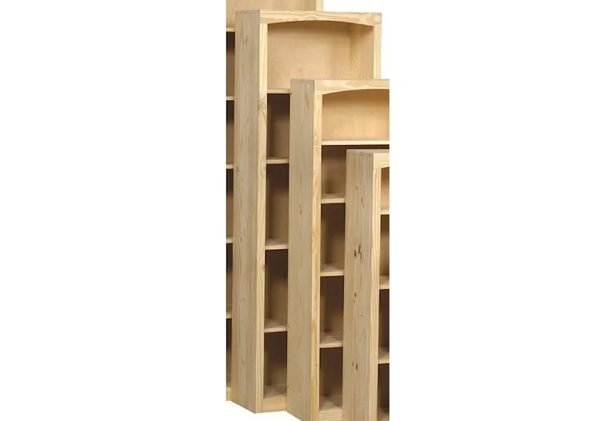 Pine Bookcases Pine Bookcase by Archbold Furniture at Esprit Decor Home Furnishings