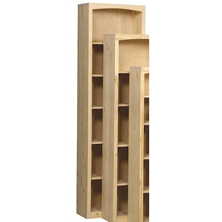 Customizable 24 X 84 Pine Bookcases
