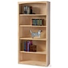 Archbold Furniture Pine Bookcases Customizable 36 X 72 Pine Bookcases