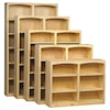 Archbold Furniture Pine Bookcases Customizable 48 X 36 Pine Bookcase
