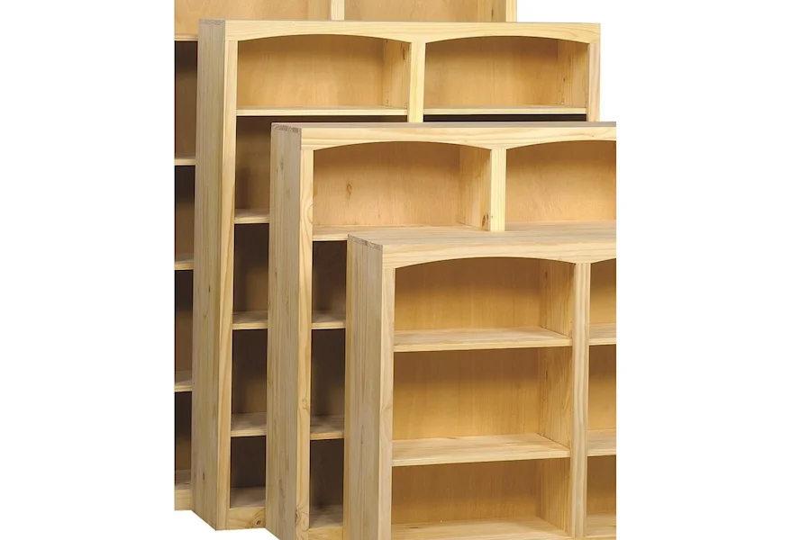 Pine Bookcases Pine Bookcase by Archbold Furniture at Furniture and ApplianceMart