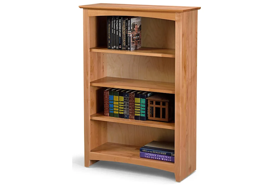 Alder Bookcases Alder Bookcase by Archbold Furniture at Westrich Furniture & Appliances