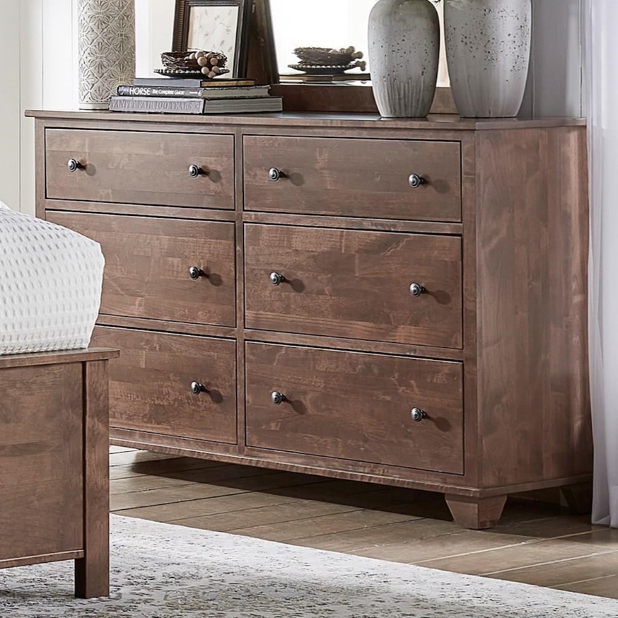 Archbold Furniture Portland 6-Drawer Dresser