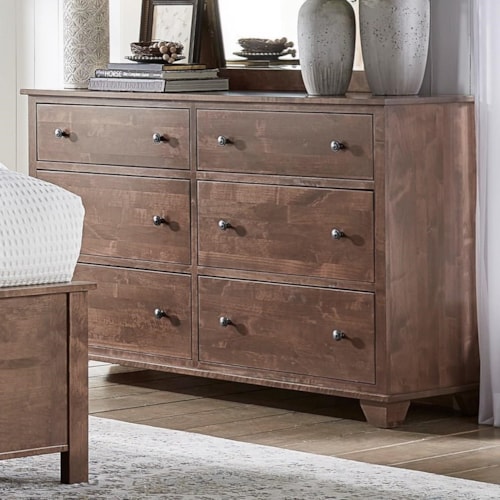 Farmhouse 6-Drawer Dresser