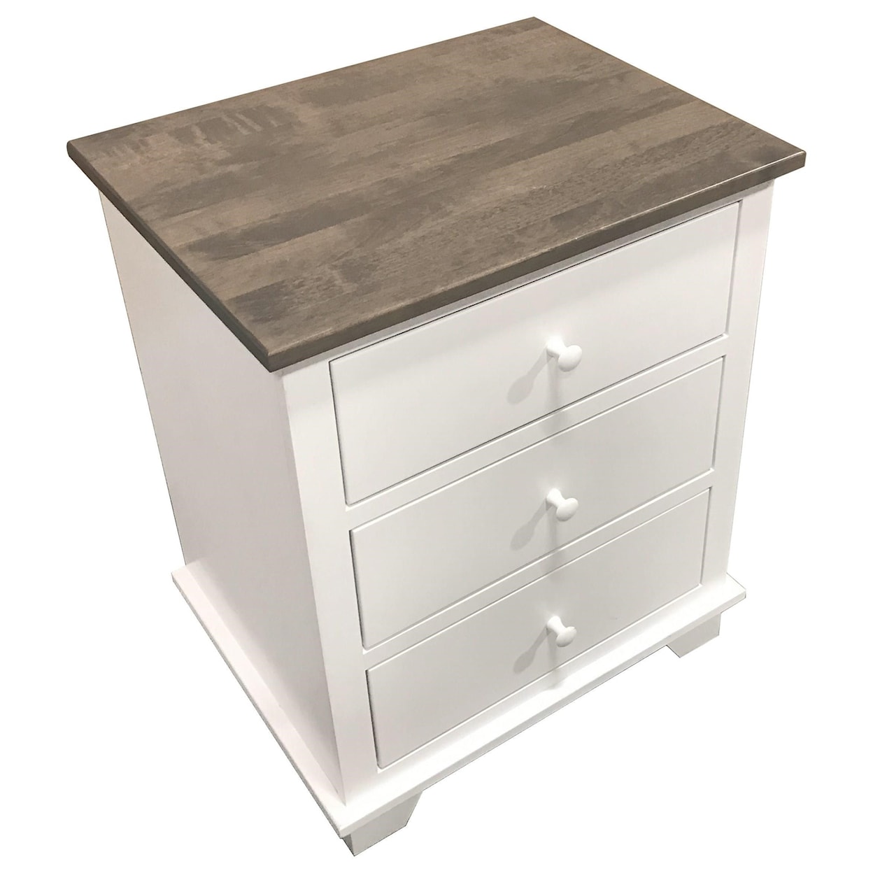 Archbold Furniture Portland 3-Drawer Wide Nightstand