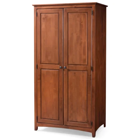 2 Door Wardrobe with Hanging Rod