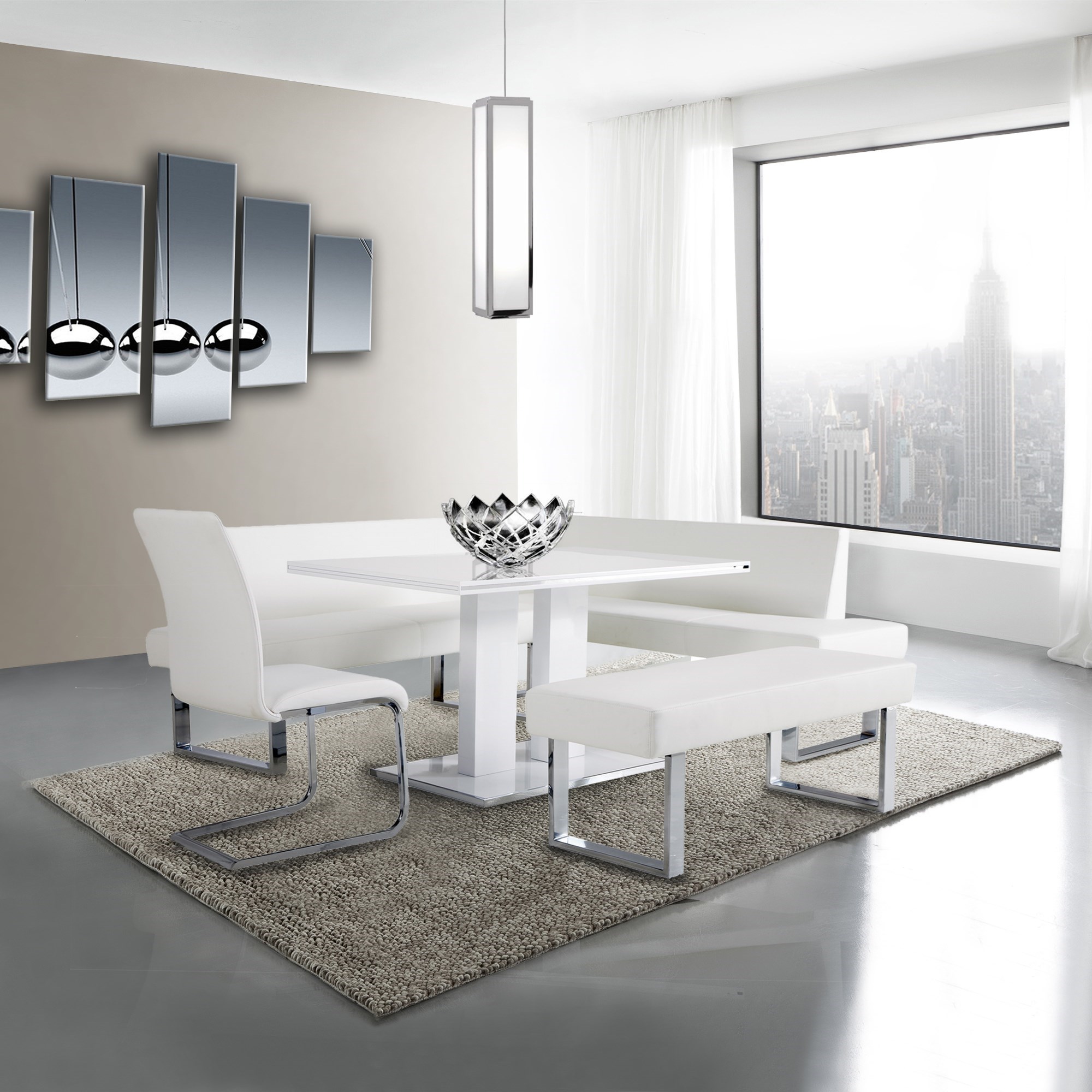 Armen Living Amanda Dining Bench