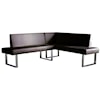 Armen Living Amanda Nook Corner Dining Bench