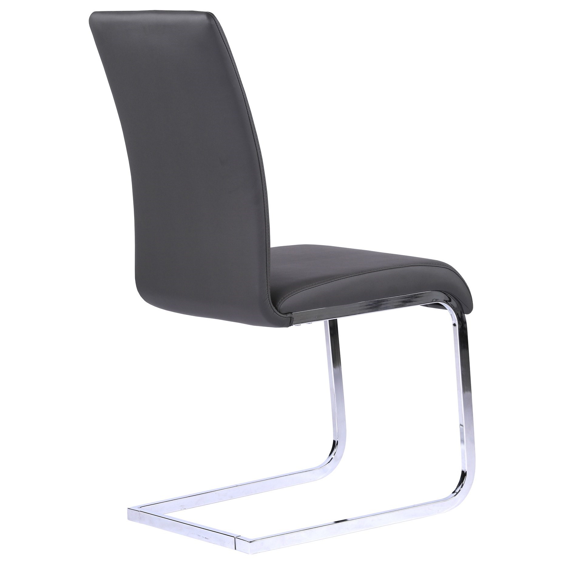 Armen Living Amanda Vinyl Dining Chair