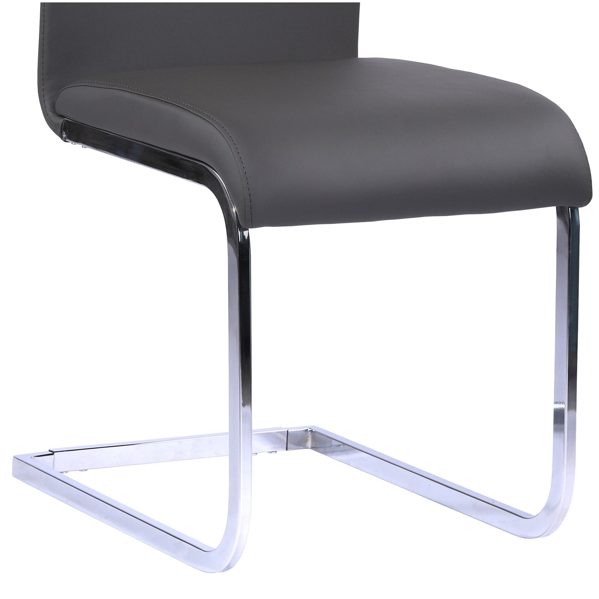 Armen Living Amanda Vinyl Dining Chair