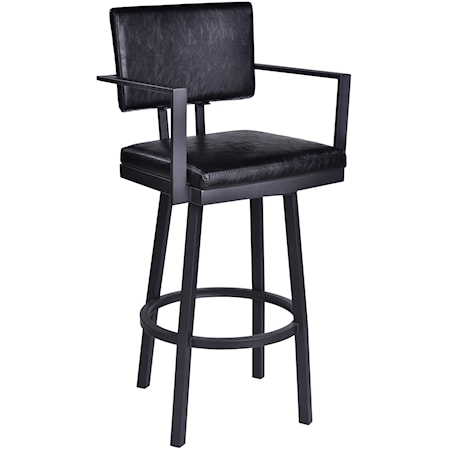 26” Counter Height Barstool with Arms