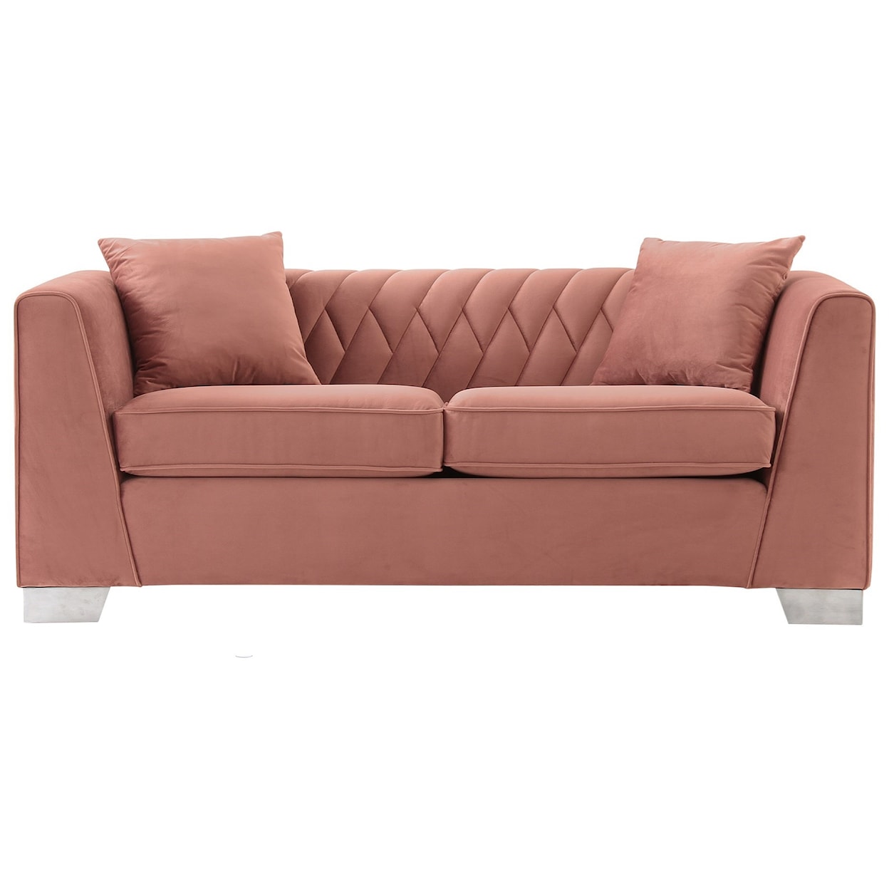 Armen Living Cambridge  Contemporary Loveseat