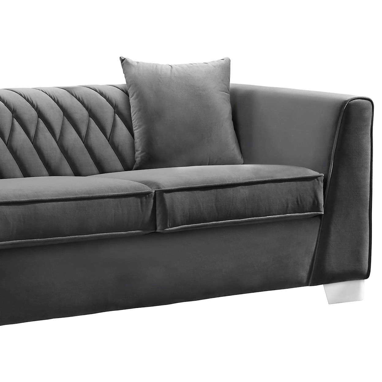 Armen Living Cambridge  Contemporary Loveseat