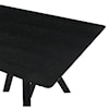 Armen Living Cortina Mid-Century Modern Black Wood Dining Table