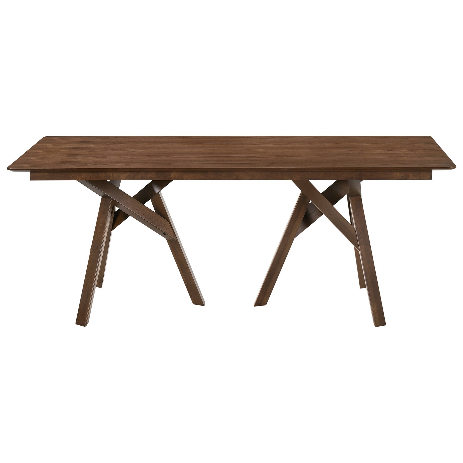 Armen Living Cortina 79" Mid-Century Modern Wood Dining Table