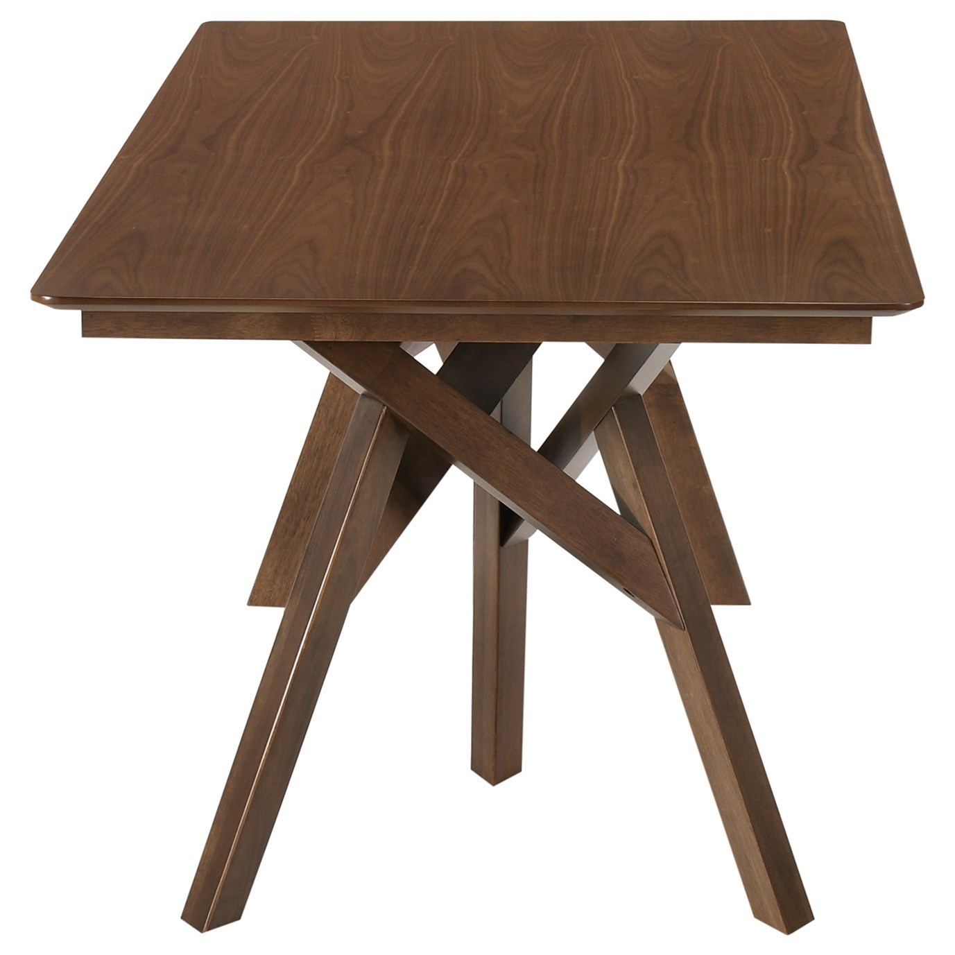 Armen Living Cortina 79" Mid-Century Modern Wood Dining Table