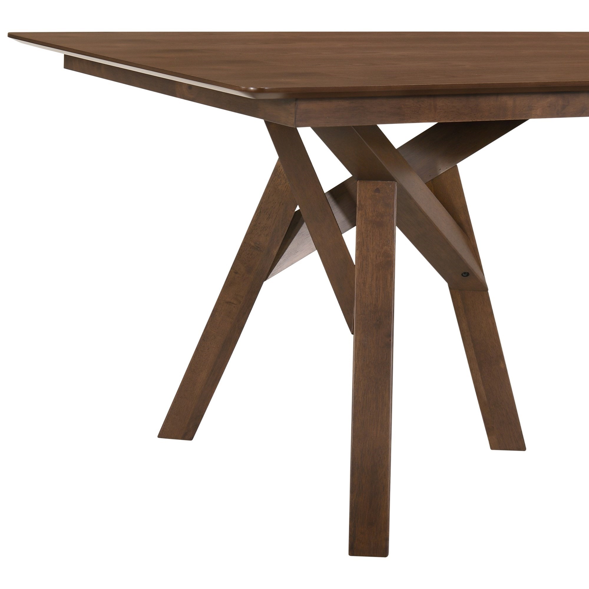 Armen Living Cortina 79" Mid-Century Modern Wood Dining Table